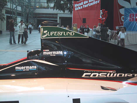 Nicolas Kiesa's Minardi Formel 1 racer.
(Foto: Motorsporten.dk)